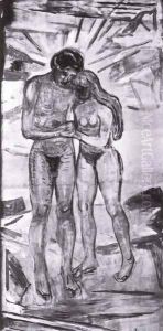 nouveaux rayons 1911 by Edvard Munch