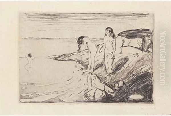 Women bathing (Badende Frauen) - view 1