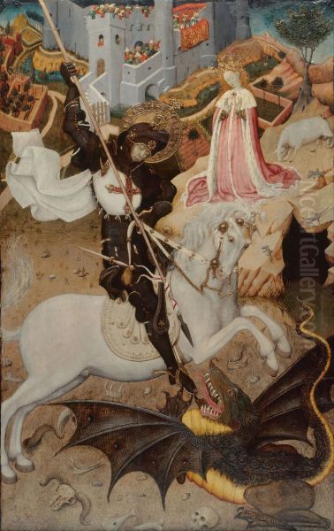 Saint George Killing the Dragon 1430-35 - view 1