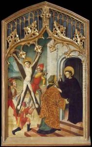 St Vincent the Martyr and St Vincent Ferrer by Bernat (Bernardo) Martorell