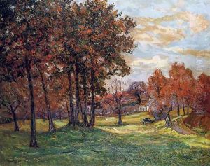 Autumn Landscape at Goulazon, Finistere by Maxime Maufra