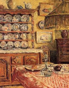 The Dining Room after Lunch by Maxime Maufra