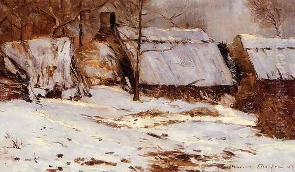 Cottages in the Snow - view 1