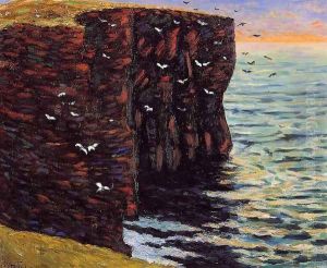 The Black Cliffs at Thurso, Ecosse by Maxime Maufra