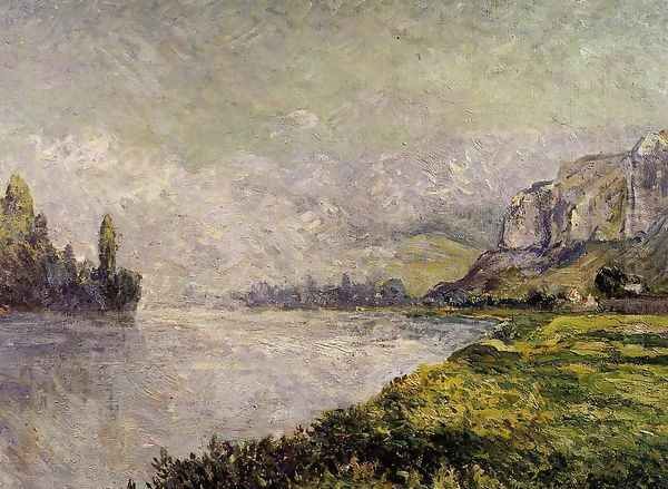 The Retreating Fog, Morning, Les Andelys - view 1