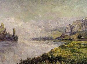 The Retreating Fog, Morning, Les Andelys by Maxime Maufra