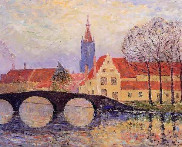 The Leguenay Bridge, Bruges - view 1