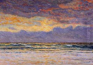 Sunset: Margat by Maxime Maufra