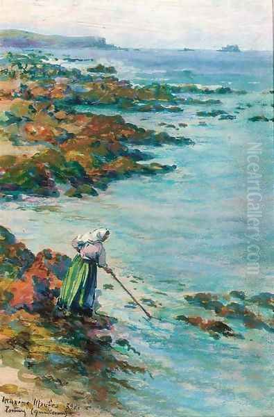 Une pecheuse a Quiberon - view 1
