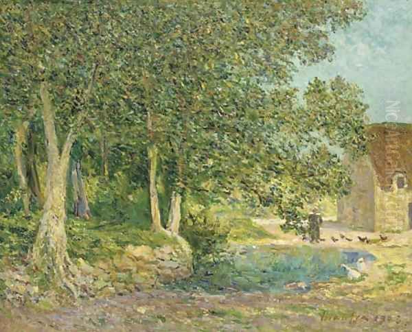 La mare Cadol, Rosporden, Finistere - view 1