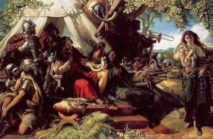 King Cophetua and the Beggarmaid by Daniel Maclise