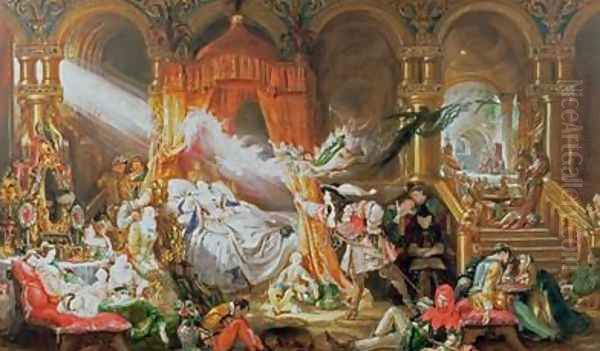The Sleeping Beauty 1842 by Daniel Maclise