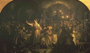 Banquet Scene from Macbeth 1840 by Daniel Maclise