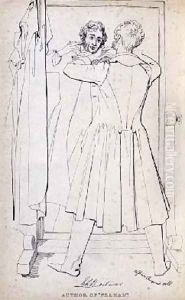 Edward Bulwer-Lytton 1803-73 by Daniel Maclise