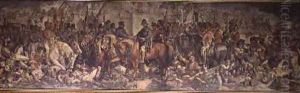 The Meeting of Wellington and Blucher after Waterloo 2 by Daniel Maclise