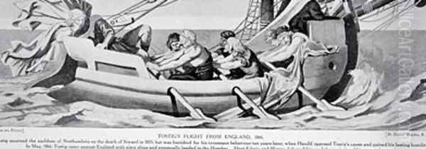 Tostigs flight from England in 1066 - view 1