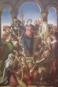The Spirit of Chivalry 1845 by Daniel Maclise
