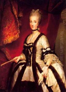 Maria Carolina Hapsburg queen of Naples by Anton Raphael Mengs