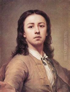 Self-Portrait 1744 by Anton Raphael Mengs