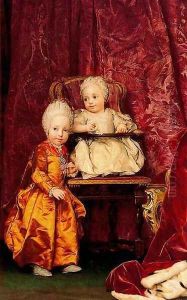 Archduke Ferdinand and Archduchess Maria Carolina of Austria, children of Empress Maria Theresia of Austri