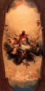 Glory of St Eusebius 2 by Anton Raphael Mengs