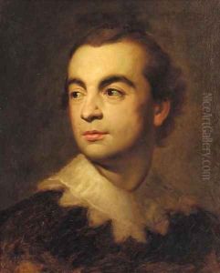 Portrait of a gentleman, bust-length, in a black coat with a van Dyck collar a study