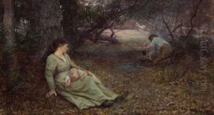 On the Wallaby Track 1896 by Frederick McCubbin