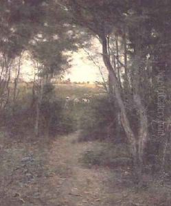 The Bush near Heidelberg Melbourne 1898 by Frederick McCubbin