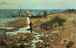 Moyes Bay Beaumaris Victoria by Frederick McCubbin