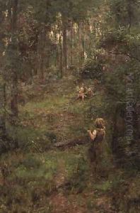 What the Little Girl Saw in the Bush 1904 by Frederick McCubbin