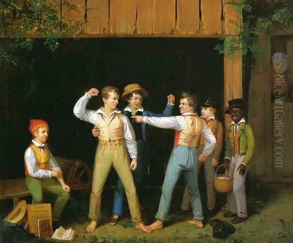 School Boys Quarreling - view 1