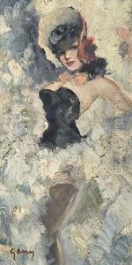 Bildnis Einer Cabaret-tanzerin by Paul-Elie Gernez