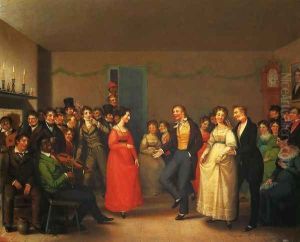 Rustic Dance After a Sleigh Ride by William Sidney Mount