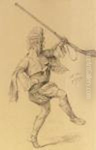 Dancing Bashi-bazouk by Jean-Leon Gerome