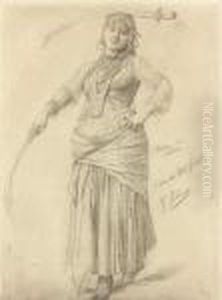 La Danseuse Aux Sabres by Jean-Leon Gerome