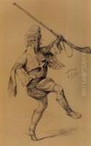 Dancing Bashi Bazhouk by Jean-Leon Gerome