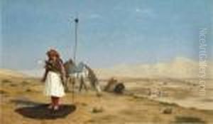 La Priere Dans Le Desert by Jean-Leon Gerome