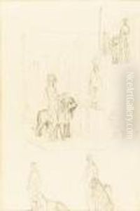 Study For The Sculpture Androcoles And The Lion