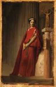Portrait Of Rachel Flix
Signed 'j.l. Gerome' (lower Right) by Jean-Leon Gerome