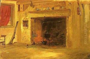 Kitchen in the Mount House, Stony Brook by William Sidney Mount