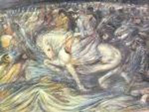The Retreat Ofnapoleon To The Sea by Henri Gervex