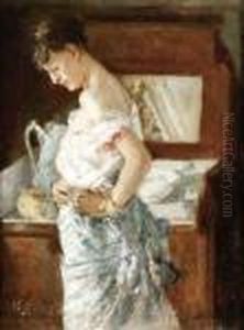 Jeune Femme A La Toilette by Henri Gervex
