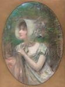Elegante Au Chapeau by Henri Gervex