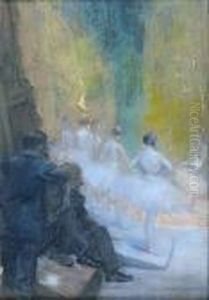 Jeunes Danseuses Sur Scene by Henri Gervex