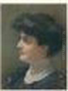 Portrait De Jeune Femme De Profil by Henri Gervex