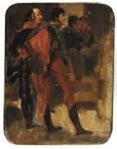 Deux Generaux by Henri Gervex