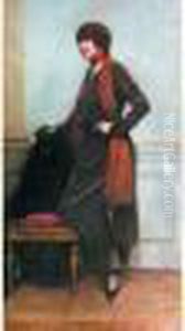 Portrait De Jenny Sacerdote by Henri Gervex