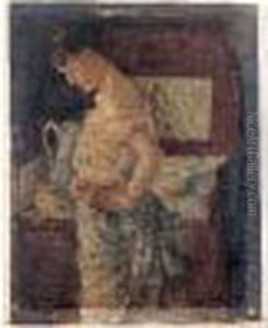 Jeune Femme A Sa Toilette by Henri Gervex