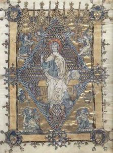 Maiestas Domini by English Miniaturist