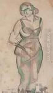 Standing Cubist Woman